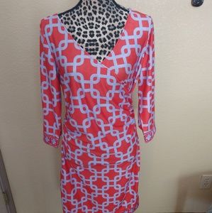 Grethen Scott faux wrap dress. S